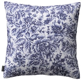 Dekoria Kussenhoes Kinga, wit-blauw 43 x 43 cm