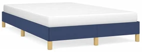 vidaXL Bedframe stof blauw 120x200 cm