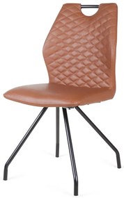 Eetkamerstoel - Carlos - leer Vintage cognac