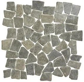 Terre d'Azur Black flat natuursteen mozaiek 30x30