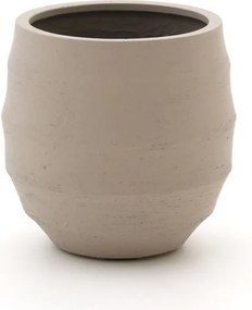 Bloempot Luca Lifestyle Bordo | Taupe Kunststof | ø42cm | Geschikt voor buiten en binnen | Kees Smit Tuinmeubelen