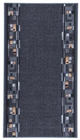 vidaXL Tapijtloper anti-slip 80x150 cm antracietkleurig