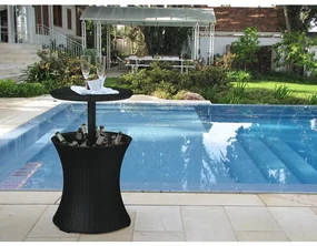Keter Cool Bar Pacific Rattan antracietkleurig 203835