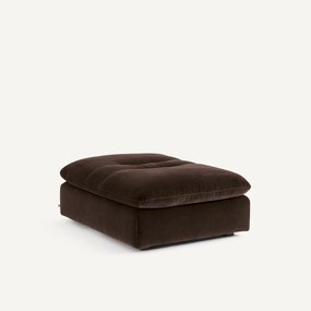 Modulaire fluwelen voetensteun, GIULIANO