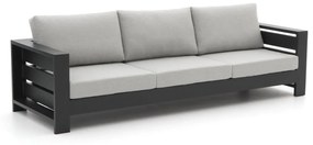 Loungebank Tuin Bellagio   | Aluminium | 3 personen | Tuinbank Grijs | 265cm | Incl. kussens | Kees Smit Tuinmeubelen