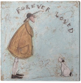 Schilderij op canvas Sam Toft - Forever Loved, (30 x 30 cm)