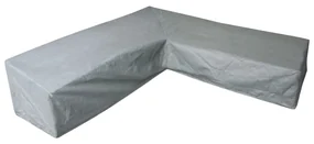 Eurotrail Loungehoes L-vormig 225x225x100/70 cm grijs