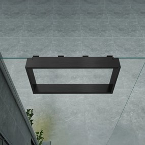 Sanigoods Wout opbouwnis met handdoekhaakjes gunmetal