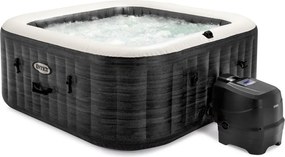 Intex PureSpa Jet&amp;Bubble Deluxe Greystone opblaasbare spa - 4 personen