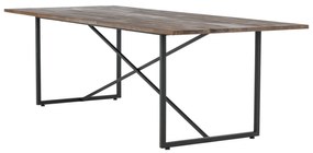 Jörn Industriele Eettafel - X-Bang - Teak Hout - 250x100 cm - Jorn