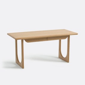XL bureau in eik, 2 lades, Douve