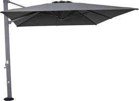 Garden Impressions Hawaii Emperor zweefparasol 300x400 cm – antraciet met carbon black frame