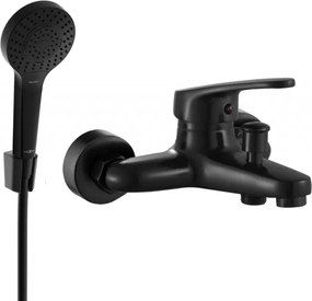 Mexen Erica R05 badmengkraan met doucheset, zwart - 74643R05-70