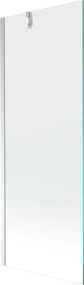 Mexen Next badwand 1-delig 70 x 150 cm, transparant, chroom - 895-070-000-00-00-01