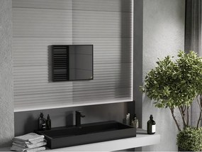 Mexen Loft rechthoekige badkamer spiegel 50 x 40 cm, zwarte lijst - 9852-050-040-000-70