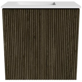 Mondiaz Joya 40cm toiletmeubel shadow met wastafel faye links zonder kraangat talc