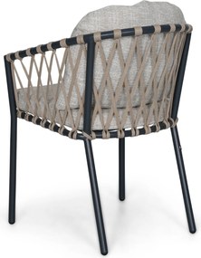 Tuinstoel Rope Grijs-antraciet Lifestyle Garden Furniture Morano