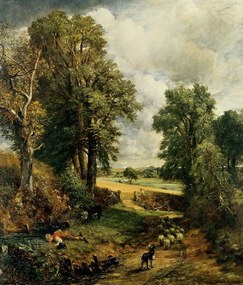 John Constable - Kunstreproductie The Cornfield, 1826, (35 x 40 cm)