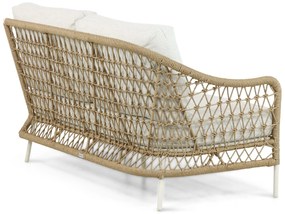 Hoek loungeset 6 personen Aluminium/Wicker Taupe  Coco Bali