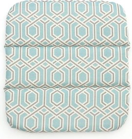 Tuinkussen | Blauw | Katoen/Polyester | Madison | 44x40cm | Kees Smit Tuinmeubelen