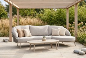 Loungeset tuin 5 personen Rope Zand/Beige Santika Furniture Santika