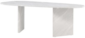 Organische Eettafel Groot Wit - 100 X 220cm.