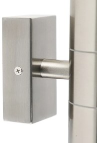 Buitenwandlamp staal 2-lichts IP44 - Duo Modern GU10 IP44 Buitenverlichting rond