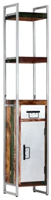 vidaXL Hoge kast 40x30x180 cm massief gerecycled hout