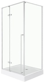 Kerra Long douchedeur chroom 80cm