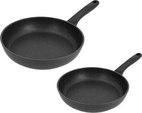 Demeyere Alu Bistro 3 Koekenpannenset, Duraslide, 24 &amp; 28cm - Alu Bistro 3 - Demeyere