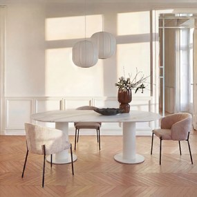 Ovaal tafelblad in keramiek L220 cm, Ovalo