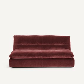 3-zits modulaire zetel in fluweel, GIULIANO