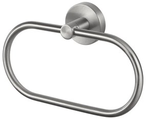 Haceka Kosmos Handdoekring - 21cm - geborsteld chroom 1208445