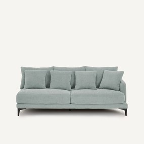 3-zits halve bank van gevlochten polyester, MODERNISTE, ontwerp Emmanuel Gallina