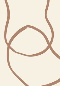 Ilustratie Abstract Lines Mocha 6, Pictufy Studio