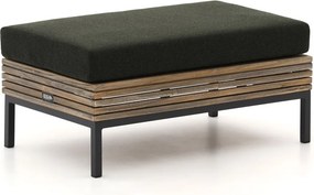 Voetenbank | ROUGH-D | Teakhout | Old Teak Greywash | 89x52,5cm | Kees Smit Tuinmeubelen