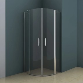 Riho Novik Z309 kwartronde douchecabine 85x85cm chroom
