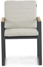 Tuinstoel Aluminium Grijs-antraciet Lifestyle Garden Furniture Faro