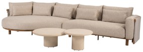 Hampton Safina modulaire chaise longue loungeset 4 delig mortex amber 4 Seasons Outdoor