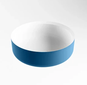 Mondiaz Coss Solid Surface waskom 36cm jeans / talc