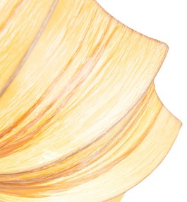 Stoffen Japandi plafondlamp beige 52cm 3-lichts - Plu Design E27 rond Binnenverlichting Lamp