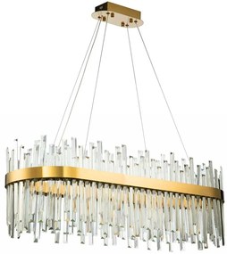 Kristallen plafondlamp goud APP1513-CP80