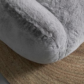 Fauteuil Zachte Vacht Grijs