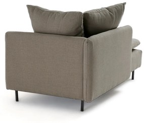 Omvormbare Longchair linnen/viscose L158 cm, Ivete