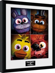 Ingelijste poster Five Nights at Freddys - Quad