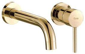 Inbouw wastafelkraan Rea Lungo Gold + BOX