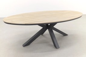 Hartman Salvatore/GI Edison 220x115 cm. tafel - ovale verstelbare tuinset