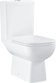 Grohe Start toilet en reservoir met zijaansluiting en quickrelease toiletbril met softclose wit
