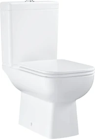 Grohe Start toilet en reservoir met zijaansluiting en quickrelease toiletbril met softclose wit