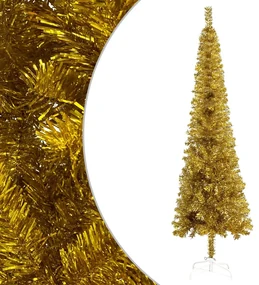 vidaXL Kerstboom smal 240 cm goudkleurig